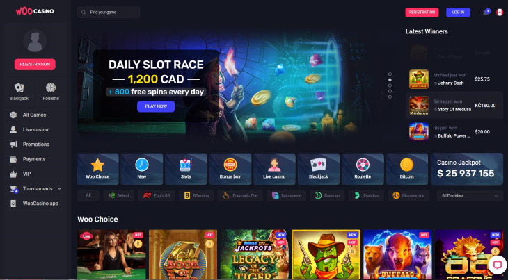 woocasino-website